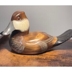 Vintage K. Wood Ruddy hen 1985 Made In USA